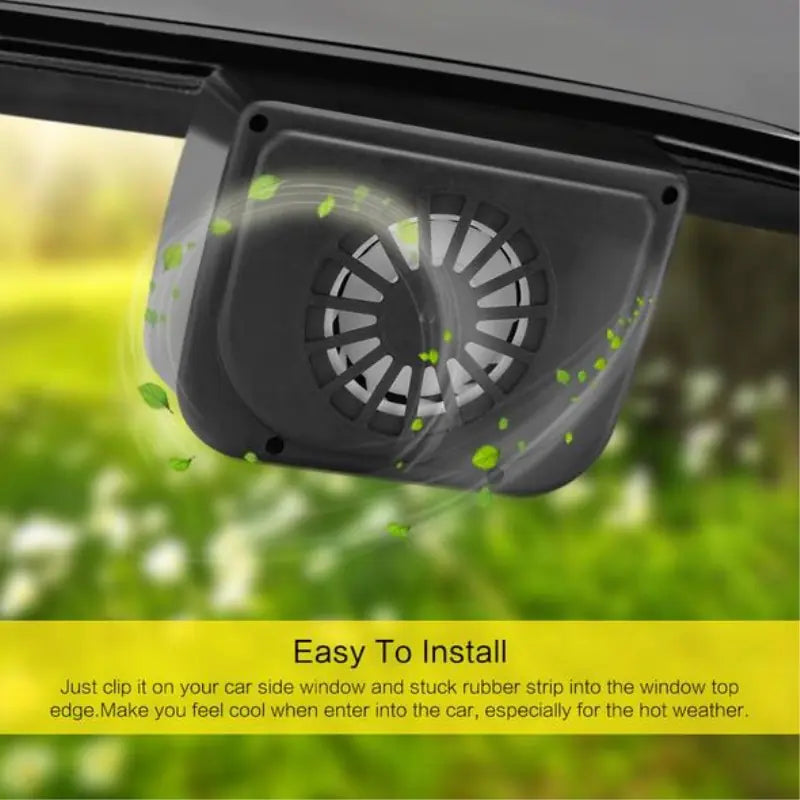 Car Solar Vent Fan for Cooling and Air Circulation