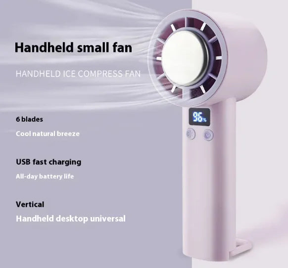 Portable Ice-Cold Cooling Fan