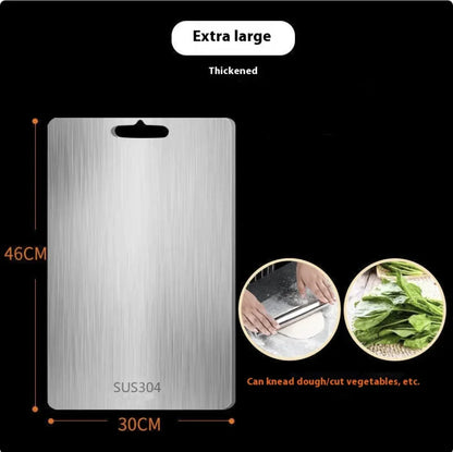304 Stainless Steel Cutting Board - Double Sided