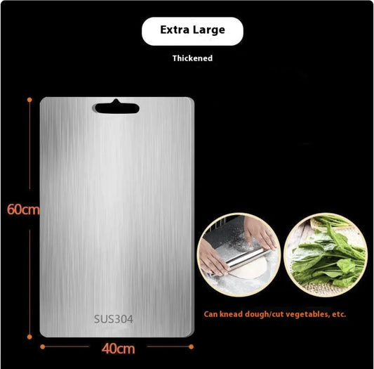 304 Stainless Steel Cutting Board - Double Sided